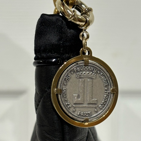 Lanvin Quilted  Black Leather pouch - Picture 9 of 12